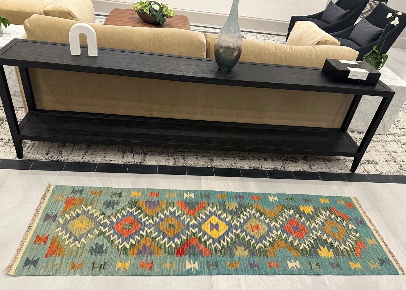 New Handmade Kilim Runner